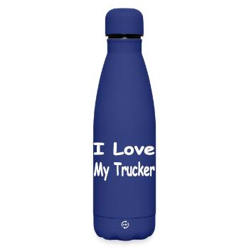 Truck - Matte Thermosflasche 500 ml - Dunkelblau  - Vorne