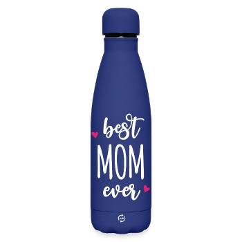 Beste Mutter aller Zeiten - Matte Thermosflasche 500 ml - Dunkelblau  - Vorne