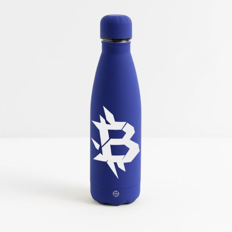 Bitcoin B angular design Matte Insulated Water Bottle 500 ml