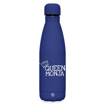 First name Monja - Matte Insulated Water Bottle 500 ml - dark blue  - Front
