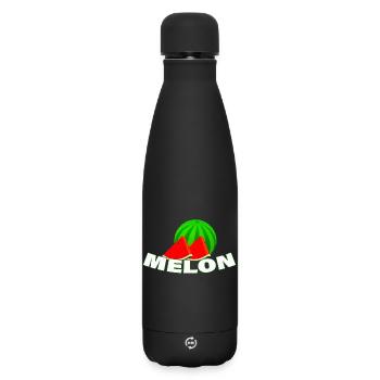 MELON - Matte Insulated Water Bottle 500 ml - black - Front