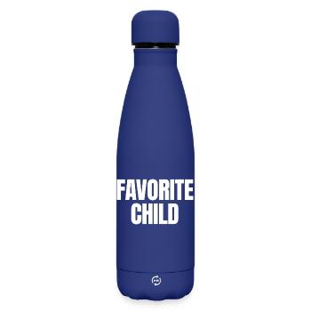 Favorite child - Matte Insulated Water Bottle 500 ml - dark blue  - Front