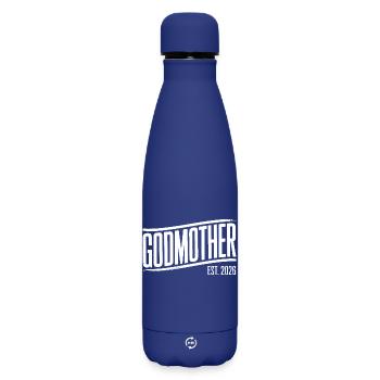 Patentante Est. 2026 - Matte Thermosflasche 500 ml - Dunkelblau  - Vorne