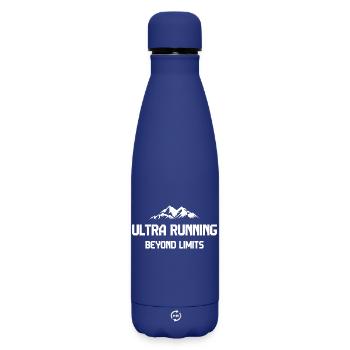 Ultra Running - Au-delà des limites - Bouteille isotherme SOFT TOUCH 500 ml - bleu foncé  - Devant