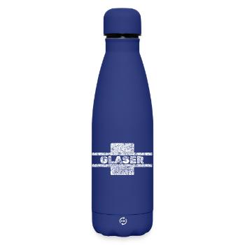 Glasses as a vocation - Matte Insulated Water Bottle 500 ml - dark blue  - Front