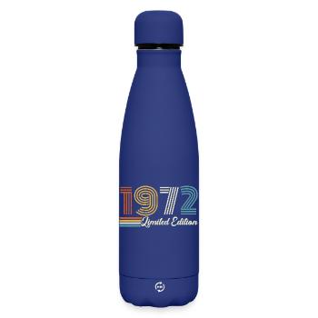 54th birthday 1972 Born 1972 - Matte Insulated Water Bottle 500 ml - dark blue  - Front