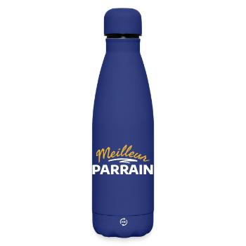 Design Graffiti Polyvalent Urbain Coloré - Bouteille isotherme SOFT TOUCH 500 ml - bleu foncé  - Devant