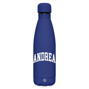 Andrea - Matte Thermosflasche 500 ml - Dunkelblau  - Vorne