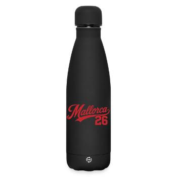 Édition Rétro Vintage 2026 de Majorque - Bouteille isotherme SOFT TOUCH 500 ml - noir - Devant