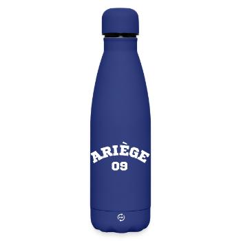 Ariège 09 Humor-Geschenk-T-Shirt - Matte Thermosflasche 500 ml - Dunkelblau  - Vorne