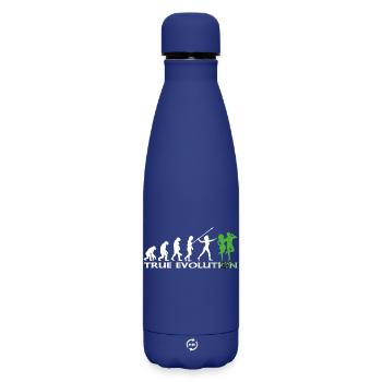 Evolution towards traditional Irish dance - Matte Insulated Water Bottle 500 ml - dark blue  - Front