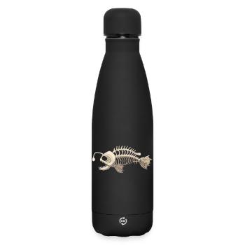 Poisson-grenouille - Bouteille isotherme SOFT TOUCH 500 ml - noir - Devant