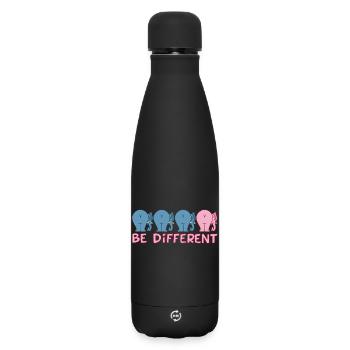 Ein anderer Elefant - Matte Thermosflasche 500 ml - Schwarz - Vorne