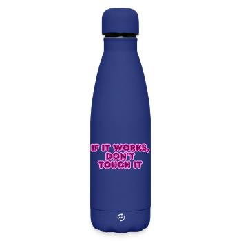 If it works saying - Matte Insulated Water Bottle 500 ml - dark blue  - Front