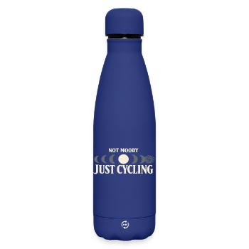 Perimenopause Humor Perimenopause - Matte Thermosflasche 500 ml - Dunkelblau  - Vorne