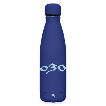 030 Exclusif - Bouteille isotherme SOFT TOUCH 500 ml - bleu foncé  - Devant