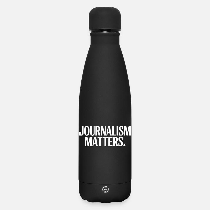 Le journalisme compte - Bouteille isotherme SOFT TOUCH 500 ml - noir