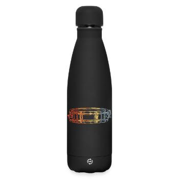 Tambour de marche - Bouteille isotherme SOFT TOUCH 500 ml - noir - Devant