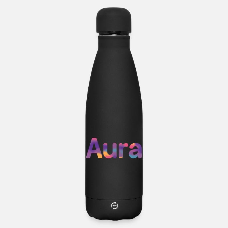 Aura - Matte Panorama Thermosflasche 500 ml - Schwarz