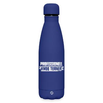 Knob Turner Sound Engineer Sound Engineer - Matte Insulated Water Bottle 500 ml - dark blue  - Front