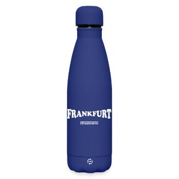 Frankfurter Fans - Matte Thermosflasche 500 ml - Dunkelblau  - Vorne
