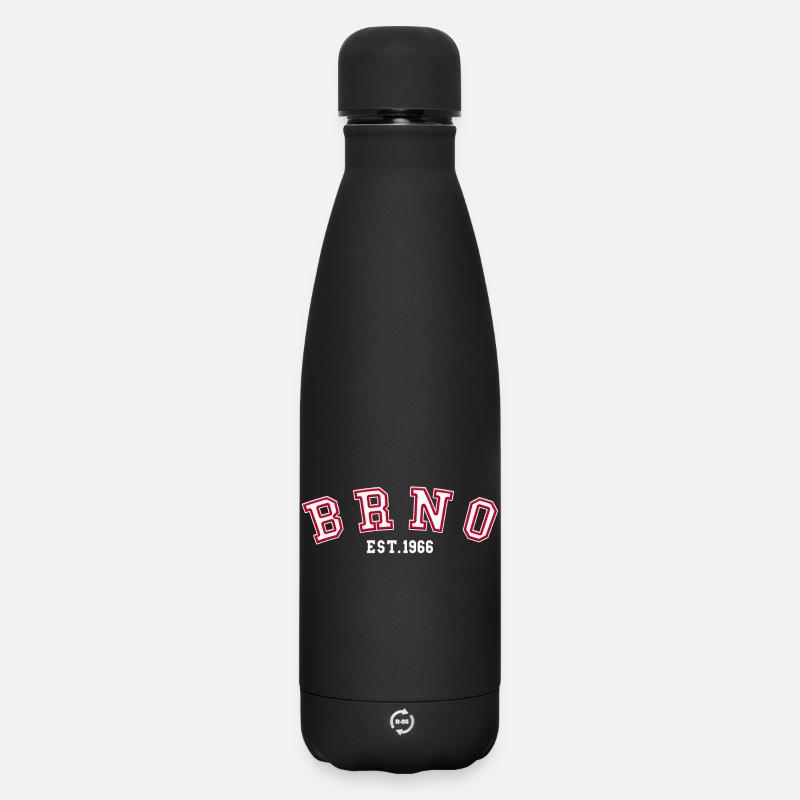 Brno fondée en 1966 - Bouteille isotherme SOFT TOUCH 500 ml - noir