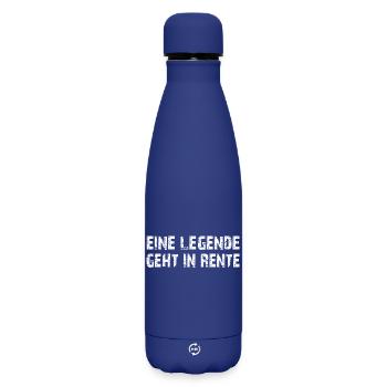 Endlich Rentner - Matte Thermosflasche 500 ml - Dunkelblau  - Vorne