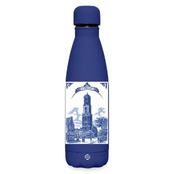 Utrecht le Dom - Bouteille isotherme SOFT TOUCH 500 ml - bleu foncé  - Devant