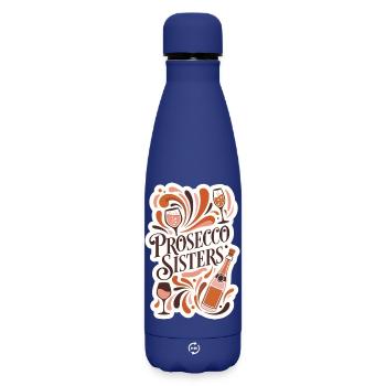 Prosecco Sisters Party - Matte Thermosflasche 500 ml - Dunkelblau  - Vorne