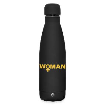 WOMAN - Matte Thermosflasche 500 ml - Schwarz - Vorne