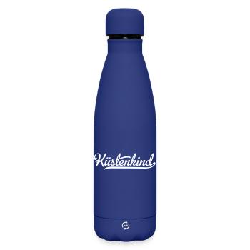 Coastal Child - Matte Insulated Water Bottle 500 ml - dark blue  - Front