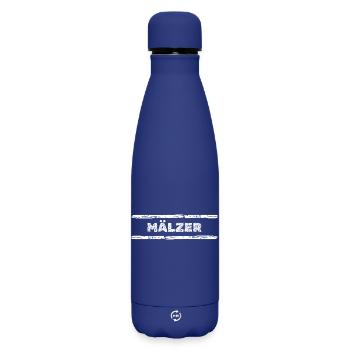 Job Maelzer - Matte Thermosflasche 500 ml - Dunkelblau  - Vorne