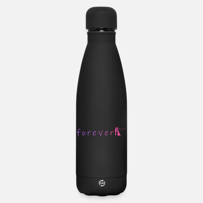 Forever Amour Danse Silhouette - Bouteille isotherme SOFT TOUCH 500 ml - noir
