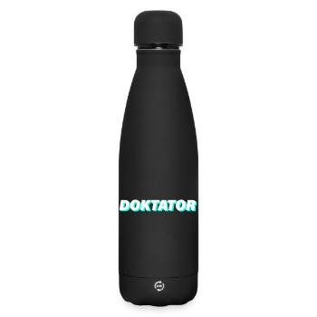 DOKTATOR - Matte Thermosflasche 500 ml - Schwarz - Vorne
