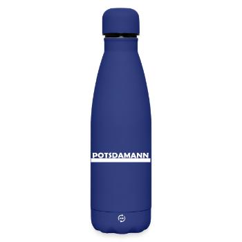 POTSDAMANN - Bouteille isotherme SOFT TOUCH 500 ml - bleu foncé  - Devant