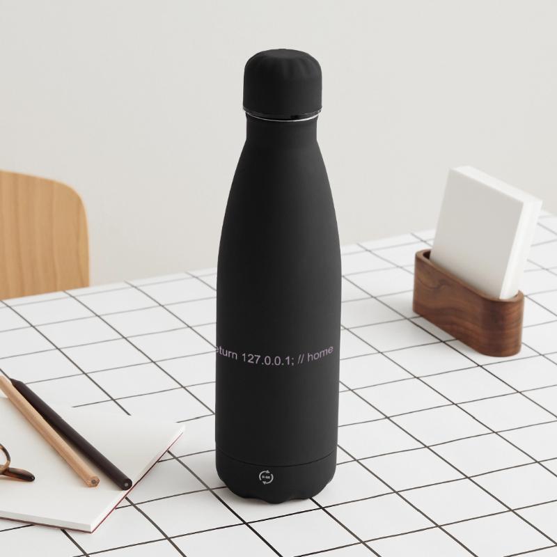 Programmierer Nerd IT Witz Developer Zuhause Matte Thermosflasche 500 ml