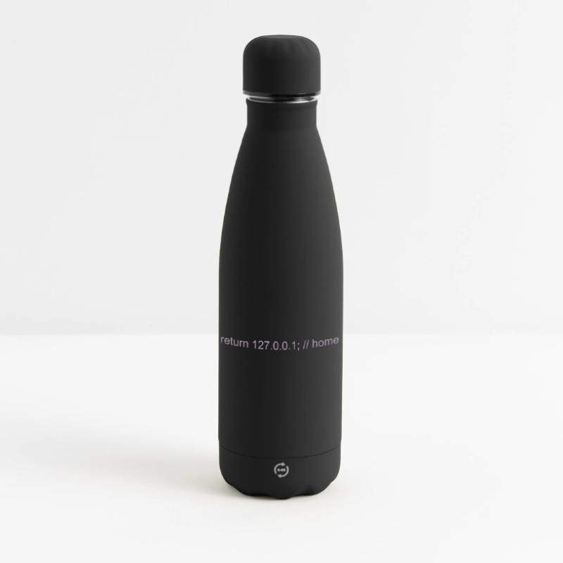 Programmer Nerd IT Joke Developer Home Matte Insulated Water Bottle 500 ml
