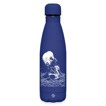 Storch - Matte Thermosflasche 500 ml - Dunkelblau  - Vorne