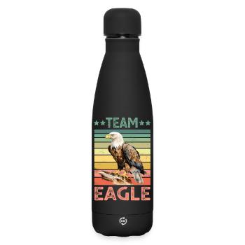 Aigle Pygargue à tête blanche - Bouteille isotherme SOFT TOUCH 500 ml - noir - Devant