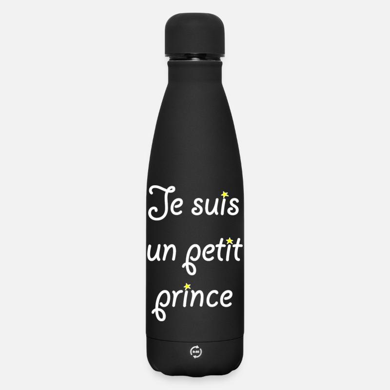 Je suis un petit prince - Bouteille isotherme SOFT TOUCH 500 ml - noir