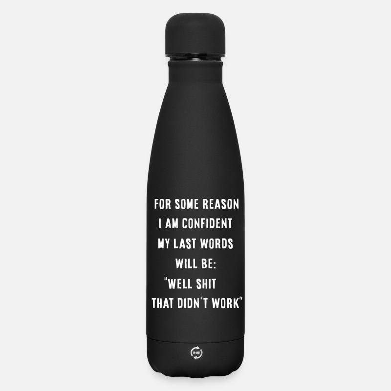 That didn't work - Matte Insulated Water Bottle 500 ml - black