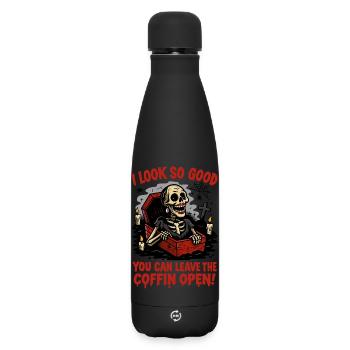 Ouvrir le style cercueil - Bouteille isotherme SOFT TOUCH 500 ml - noir - Devant