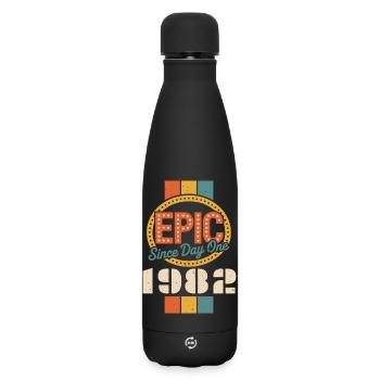 Legendär seit 1982 - Matte Thermosflasche 500 ml - Schwarz - Vorne