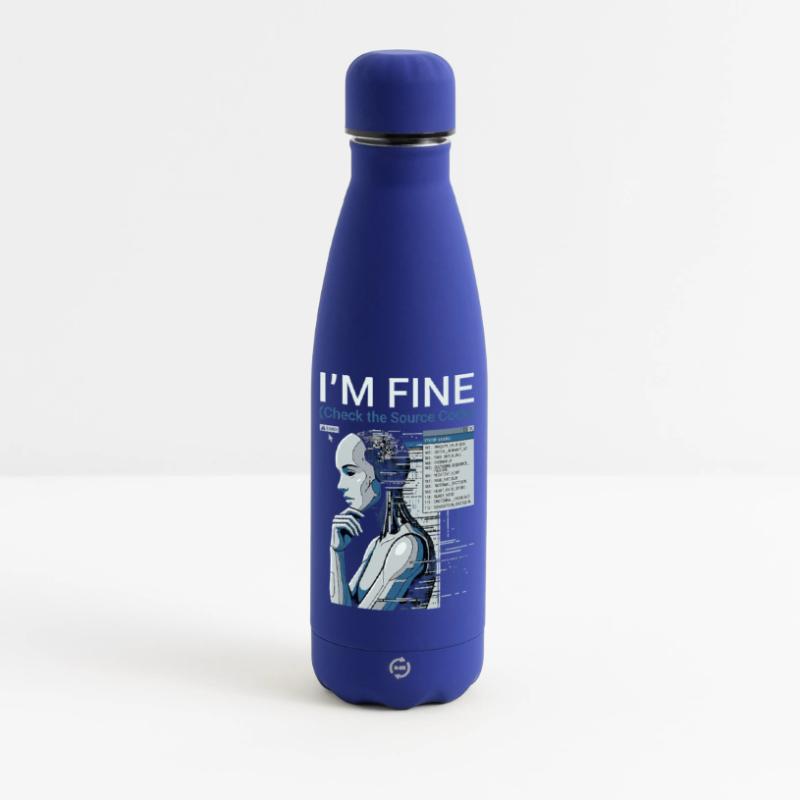 Check The Source Code Matte Panorama Thermosflasche 500 ml