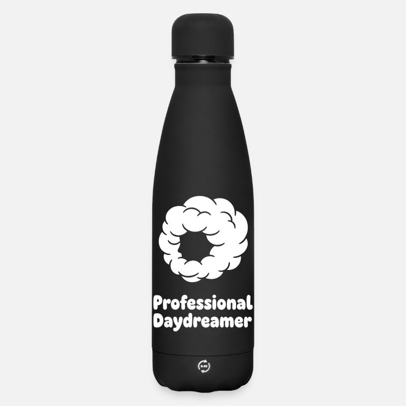 Professioneller Tagträumer Kreis - Matte Panorama Thermosflasche 500 ml - Schwarz
