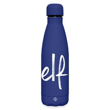 eleven 11 birthday number team numeral gift - Matte Insulated Water Bottle 500 ml - dark blue  - Front