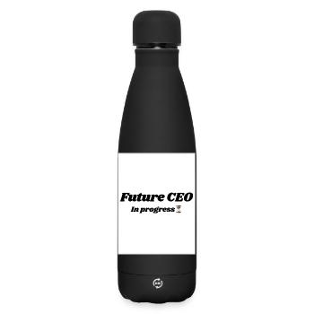 Future-oriented CEO vaccine design - Matte Insulated Water Bottle 500 ml - black - Front