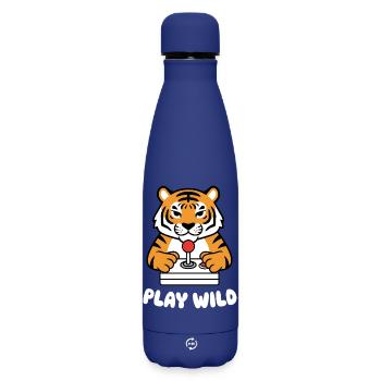 Tiger Arcade Play Wild - Matte Thermosflasche 500 ml - Dunkelblau  - Vorne