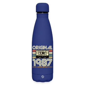 Originale Limited Vintage Edition von 1987 - Matte Thermosflasche 500 ml - Dunkelblau  - Vorne