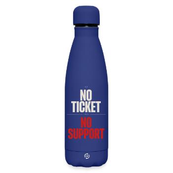 No Ticket No Support Computer Scientist IT Administrator - Matte Insulated Water Bottle 500 ml - dark blue  - Front